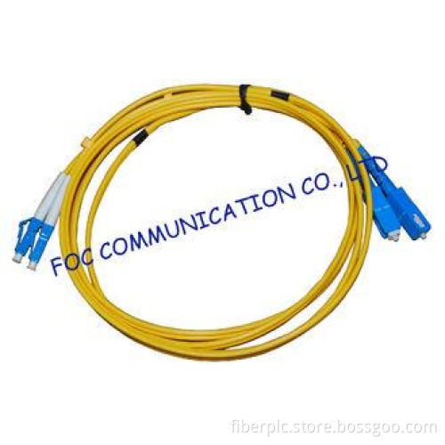 FTTH Fiber Optic Patch Cord Low Insertion Loss LC - SC Dupl